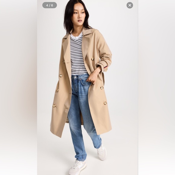 NWT! KULE The Rox Trench in Color Khaki - Picture 4 of 9